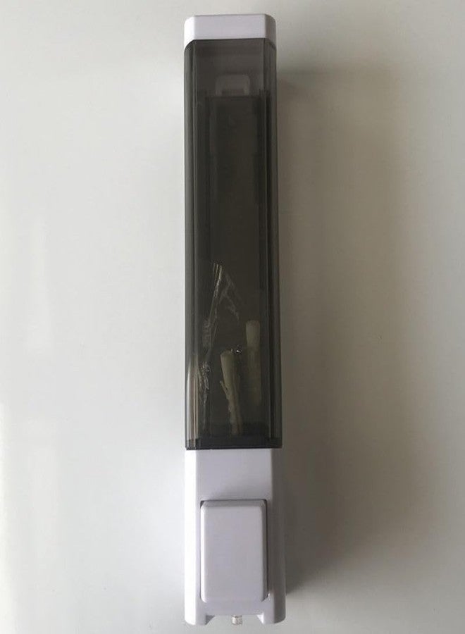 اف سي موزع صابون سائل لليدين يعمل بالضغط مصنوع من بلاستيك ABS من شركة FC، مناسب للشامبو ولوشن الجسم - مثالي للمستشفيات والفنادق والمطاعم والمكاتب والحمامات والمراحيض (أبيض) - Image 4